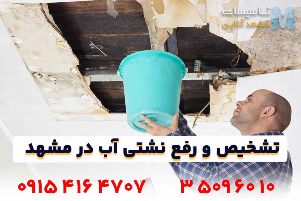 تشخیص نشتی آب در مشهد