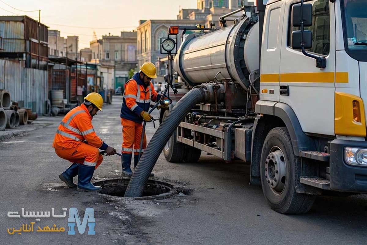تخلیه چاه شبانه روزی در مشهد